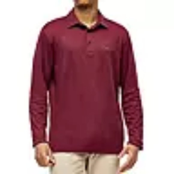 Greg Norman Men's Long Sleeve Performance Polo - NWT - - Picture 1 of 3